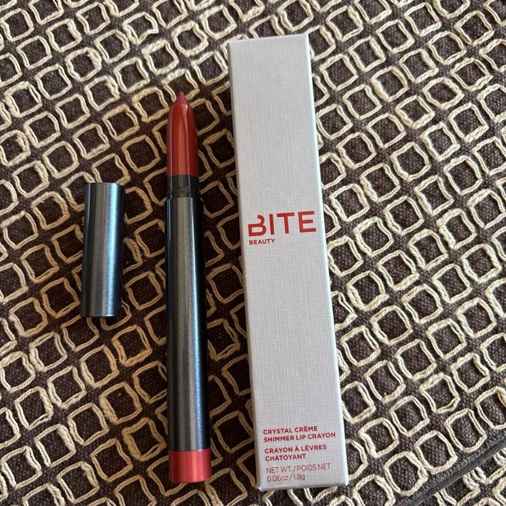 BITE Beauty Crystal Creme Shimmer Lip Crayon SUGAR FLOWER ~ RARE